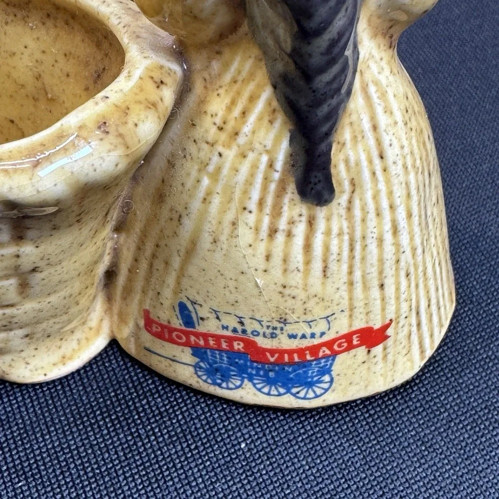 Vtg 1970'S Ceramic Corn Husk Doll Figurine 10
